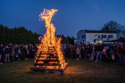 Fotografie z pálení čarodějnic