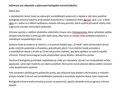 Informace pro občany