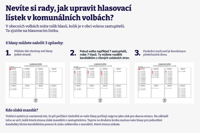 Jak upravit hlasovací lístek v komunálních volbách 9.10. - 10.10.2026