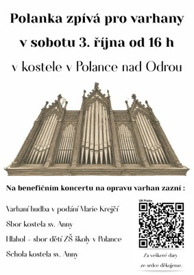 Polanka zpívá pro varhany