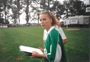 Megashow na fotlabovém hřišti 2001 - modelka Štefánková
